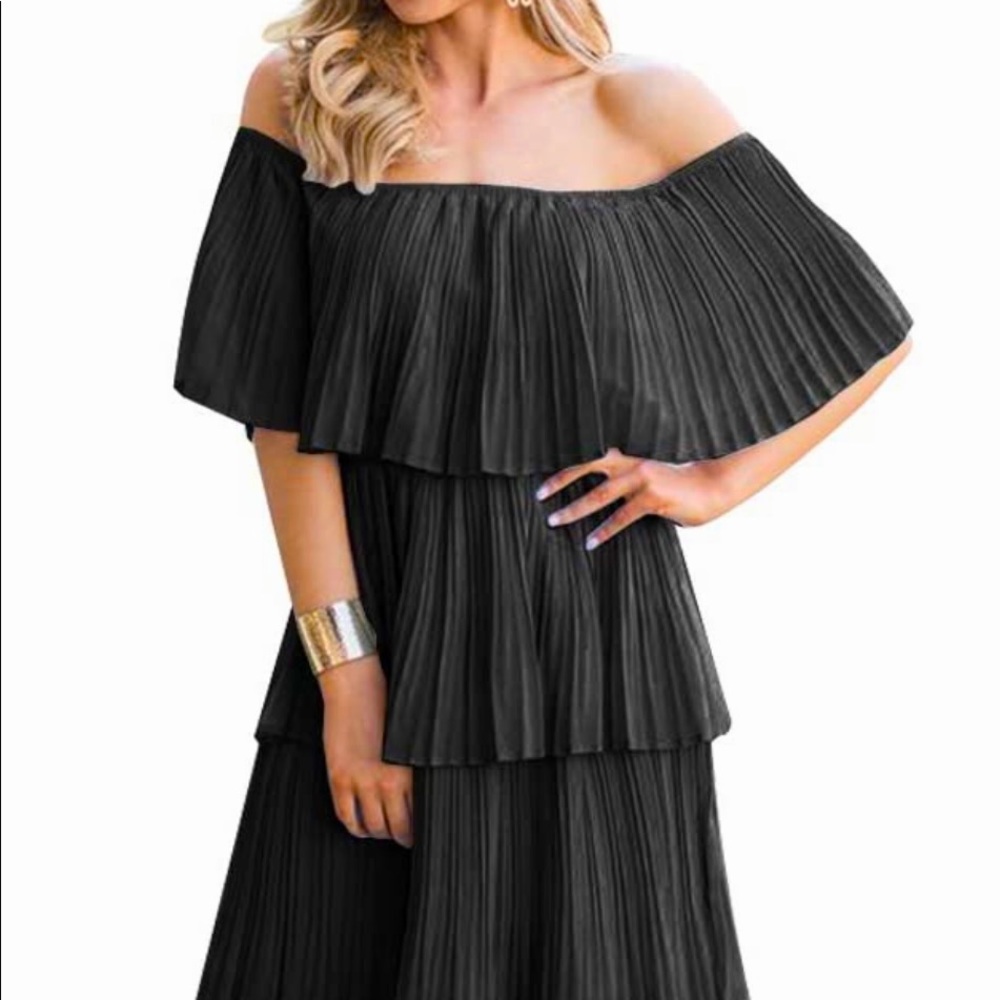 Women's Off The Shoulder Maxi Dress